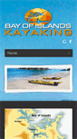Mobile Screenshot of bayofislandskayaking.co.nz